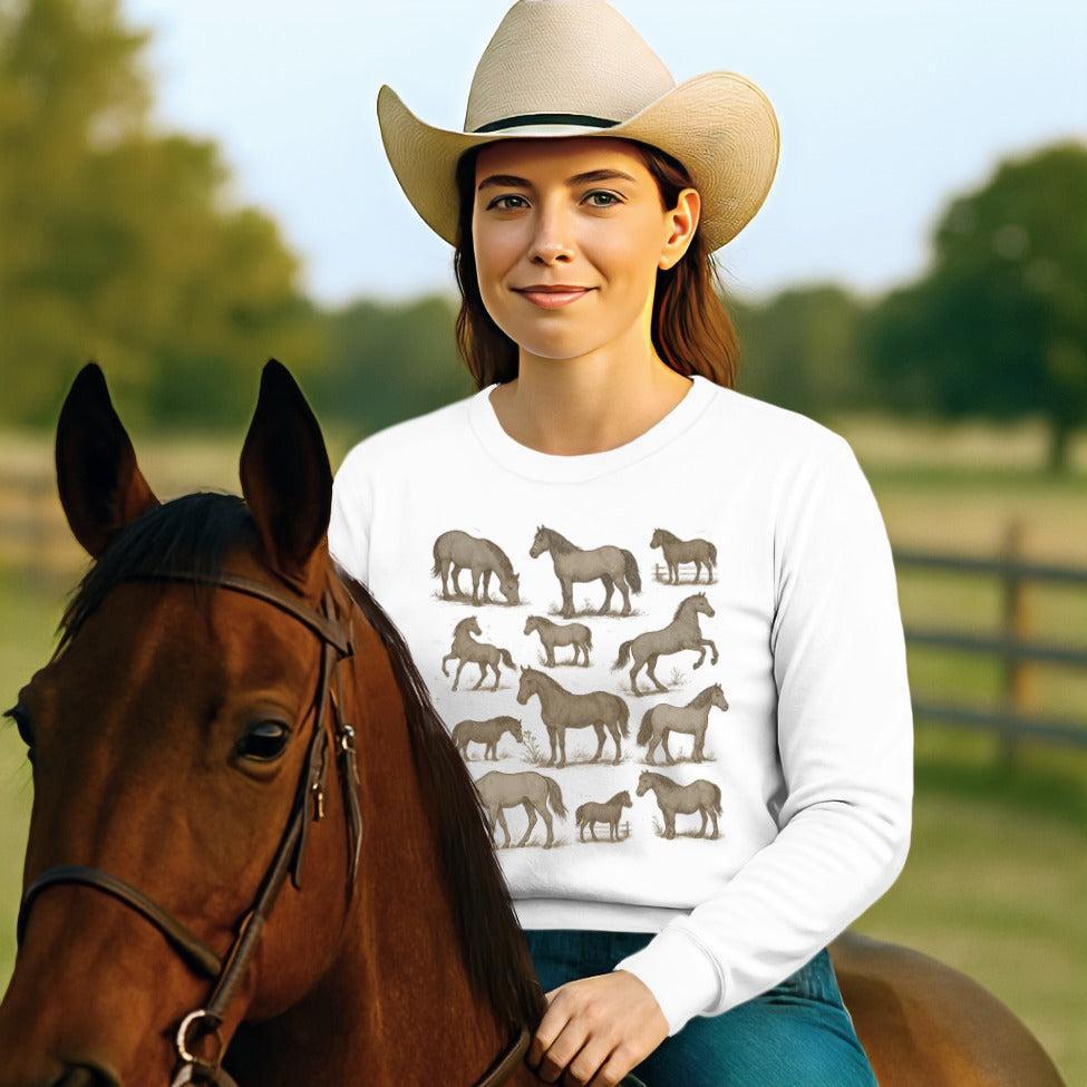 Horse Collection Long Sleeve Tee