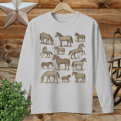 Horse Collection Long Sleeve Tee