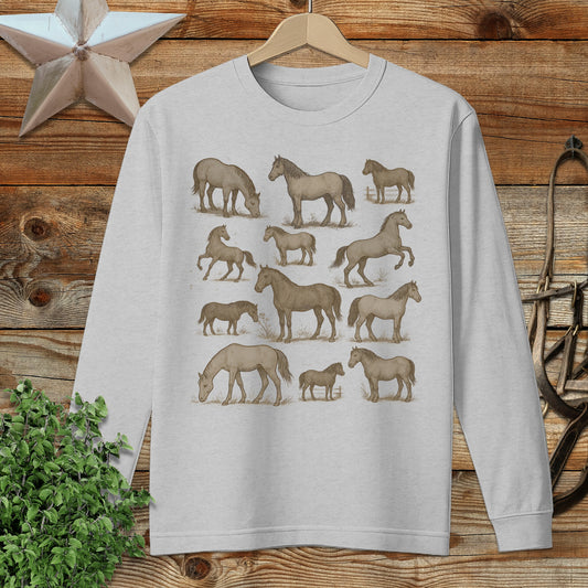 Horse Collection Long Sleeve Tee