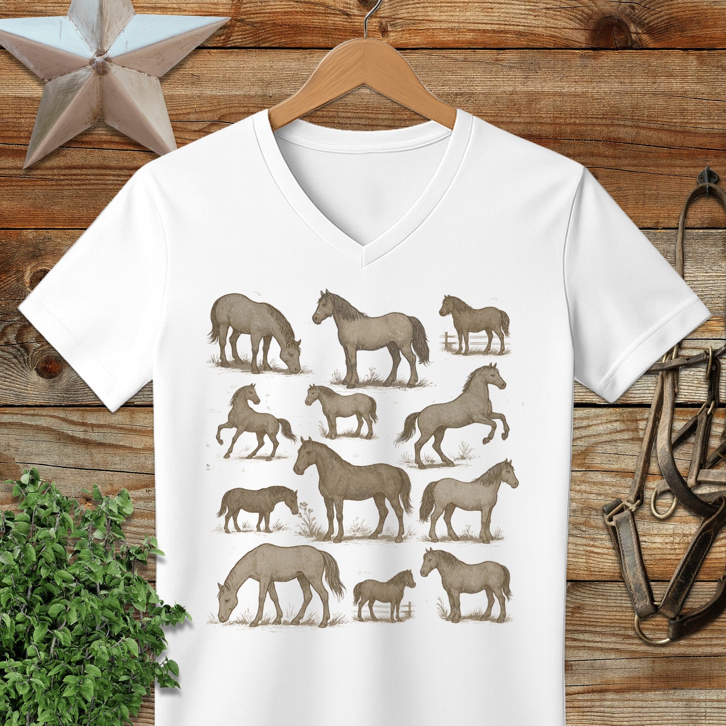 Horse Collection V-neck