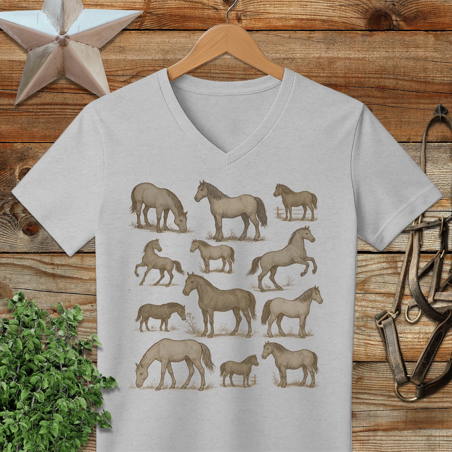 Horse Collection V-neck