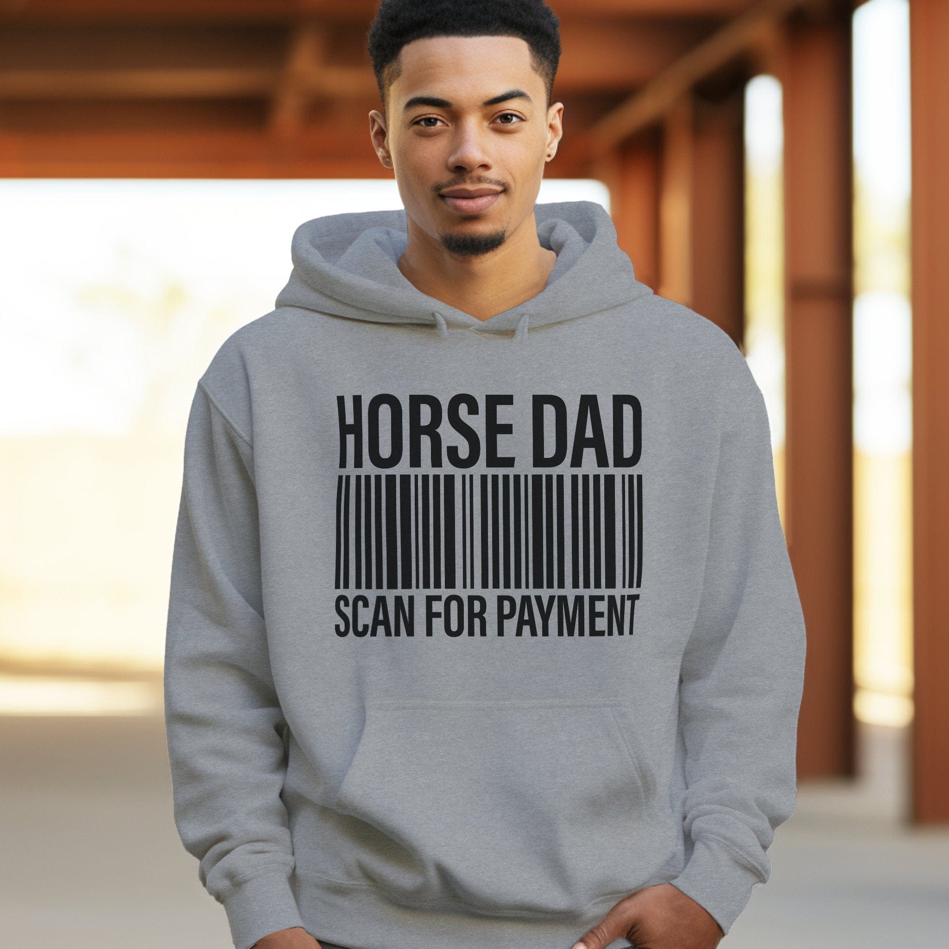 Horse Dad Scan Hoodie
