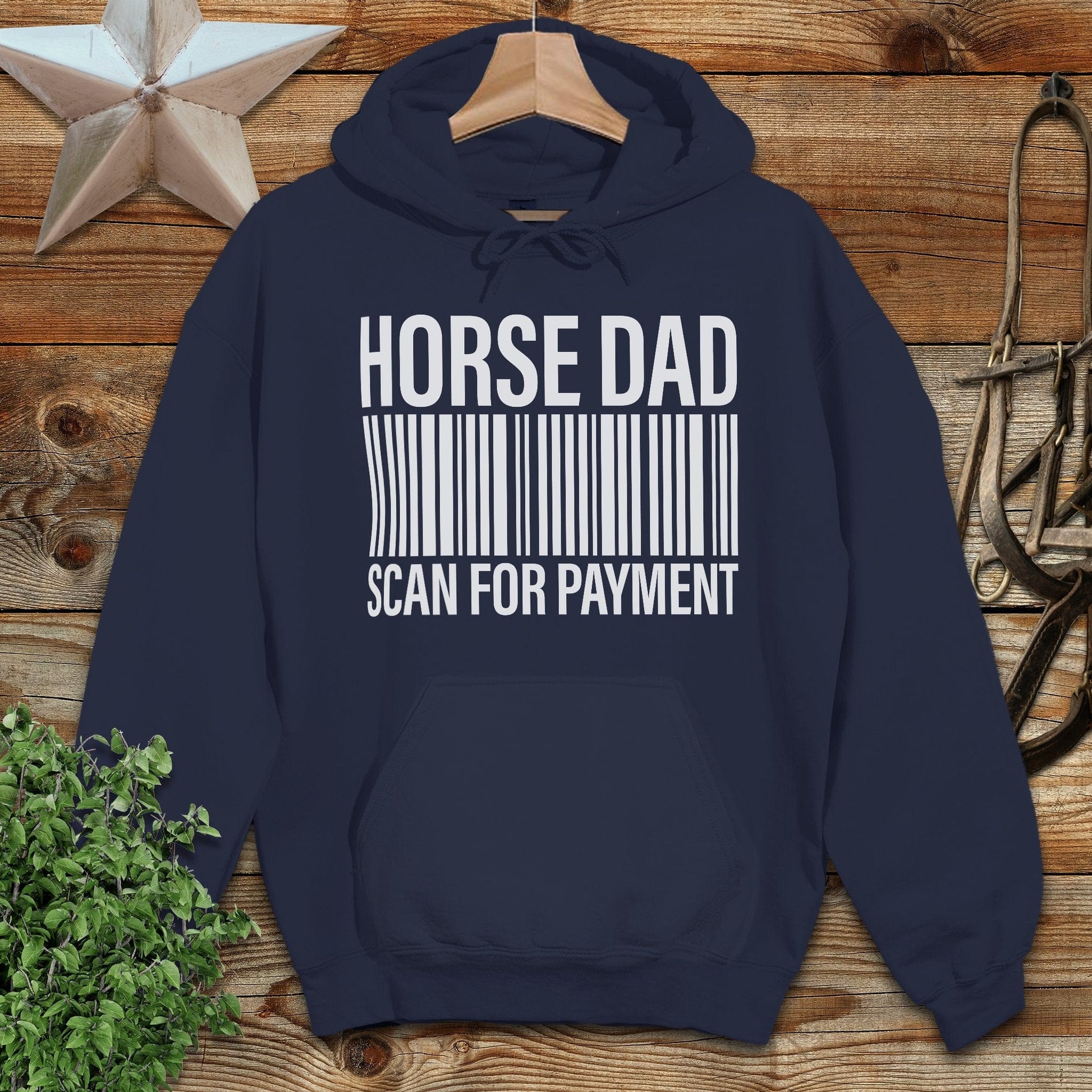 Horse Dad Scan Hoodie