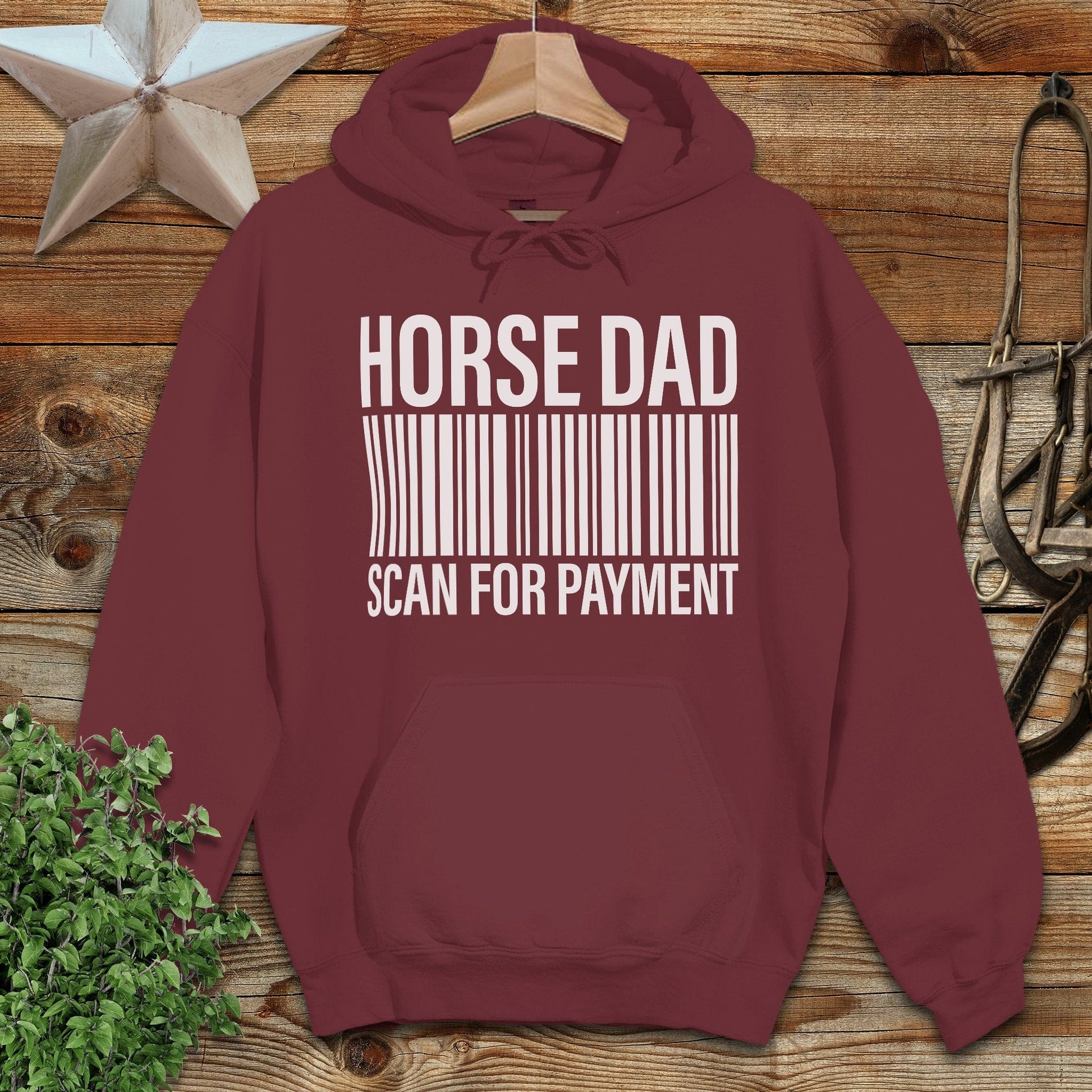 Horse Dad Scan Hoodie
