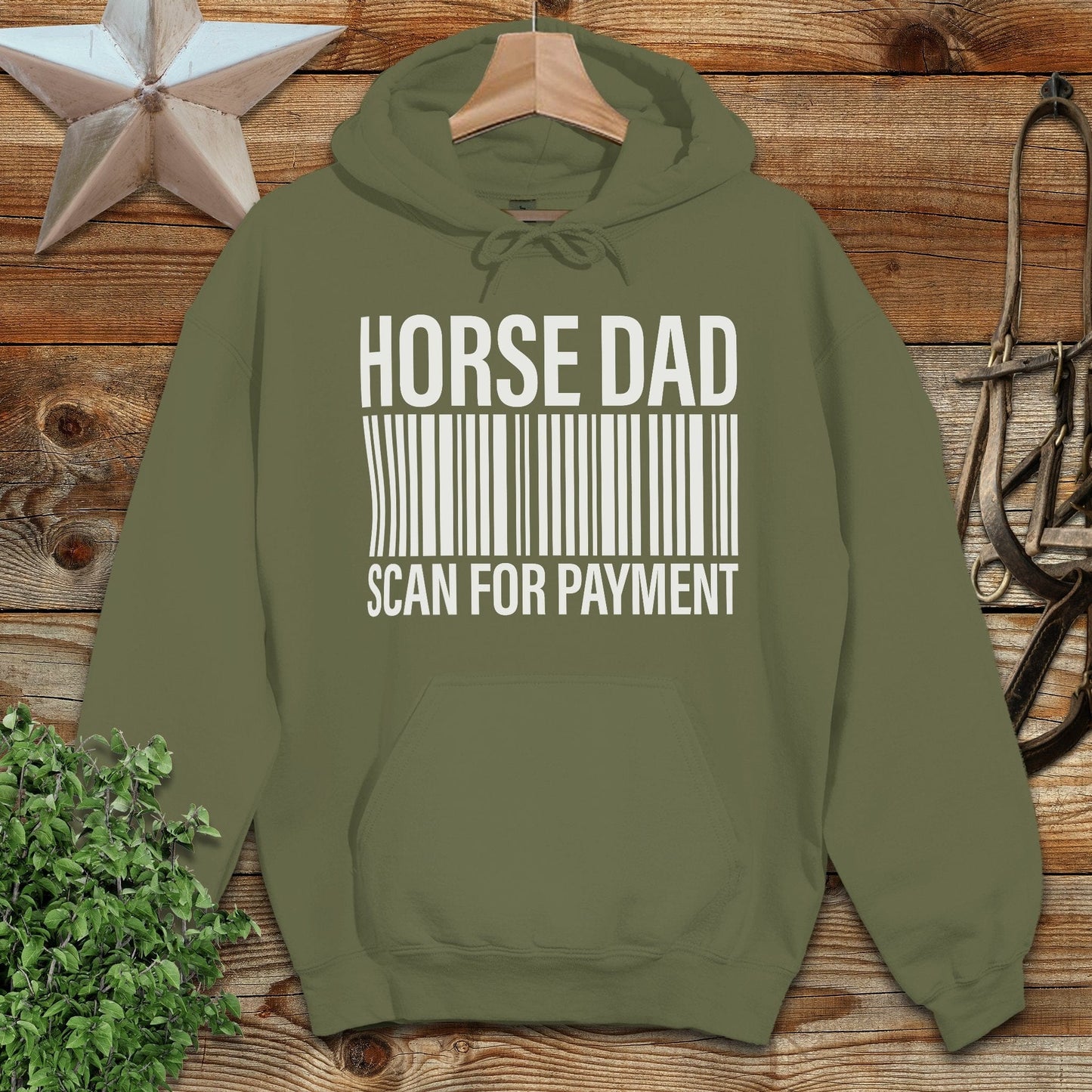 Horse Dad Scan Hoodie