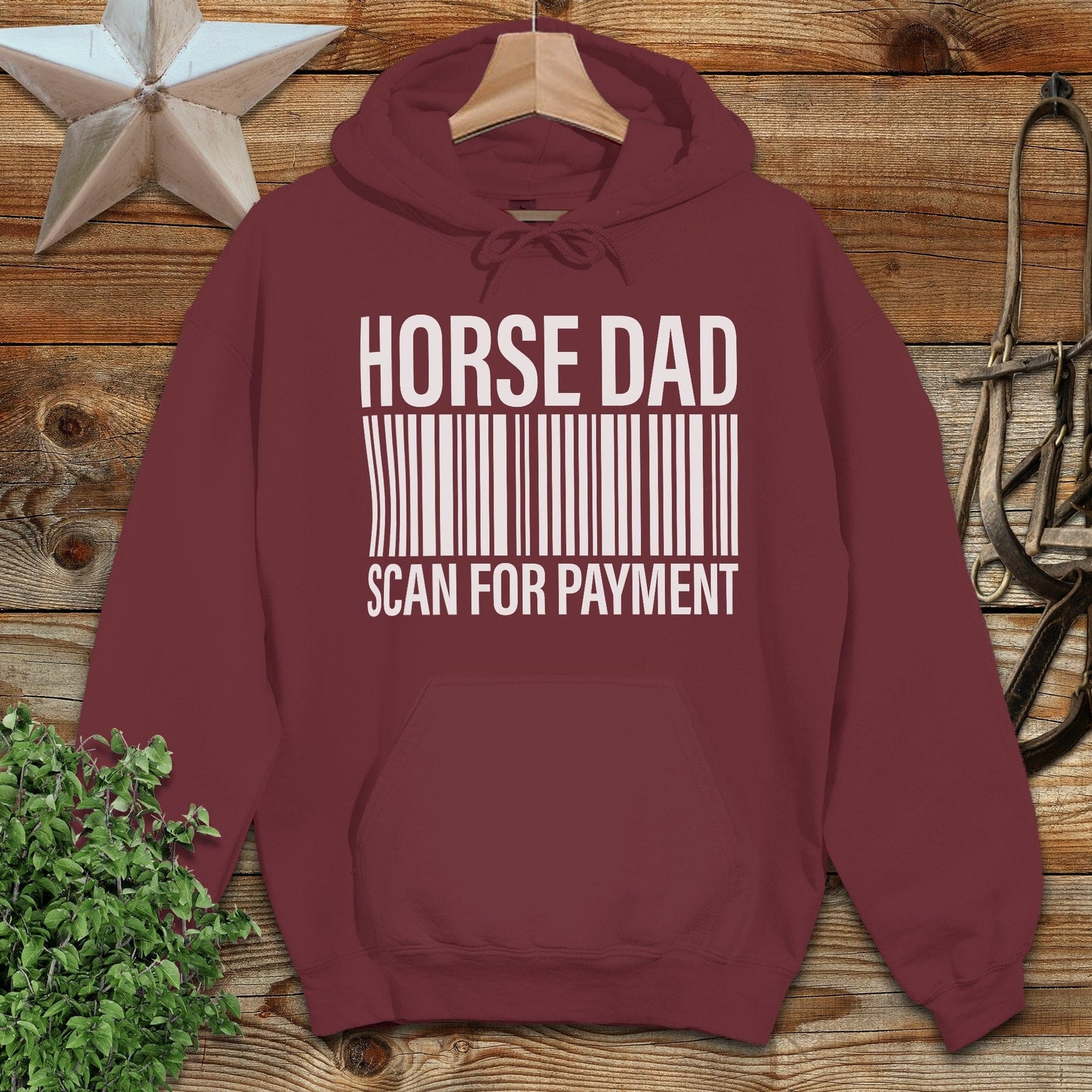 Horse Dad Scan Hoodie