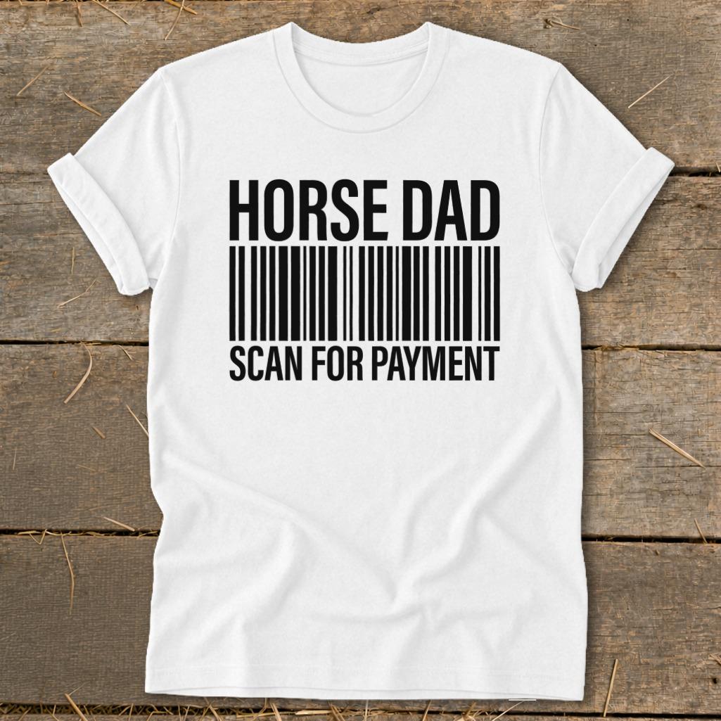 Horse Dad Scan Softstyle Tee