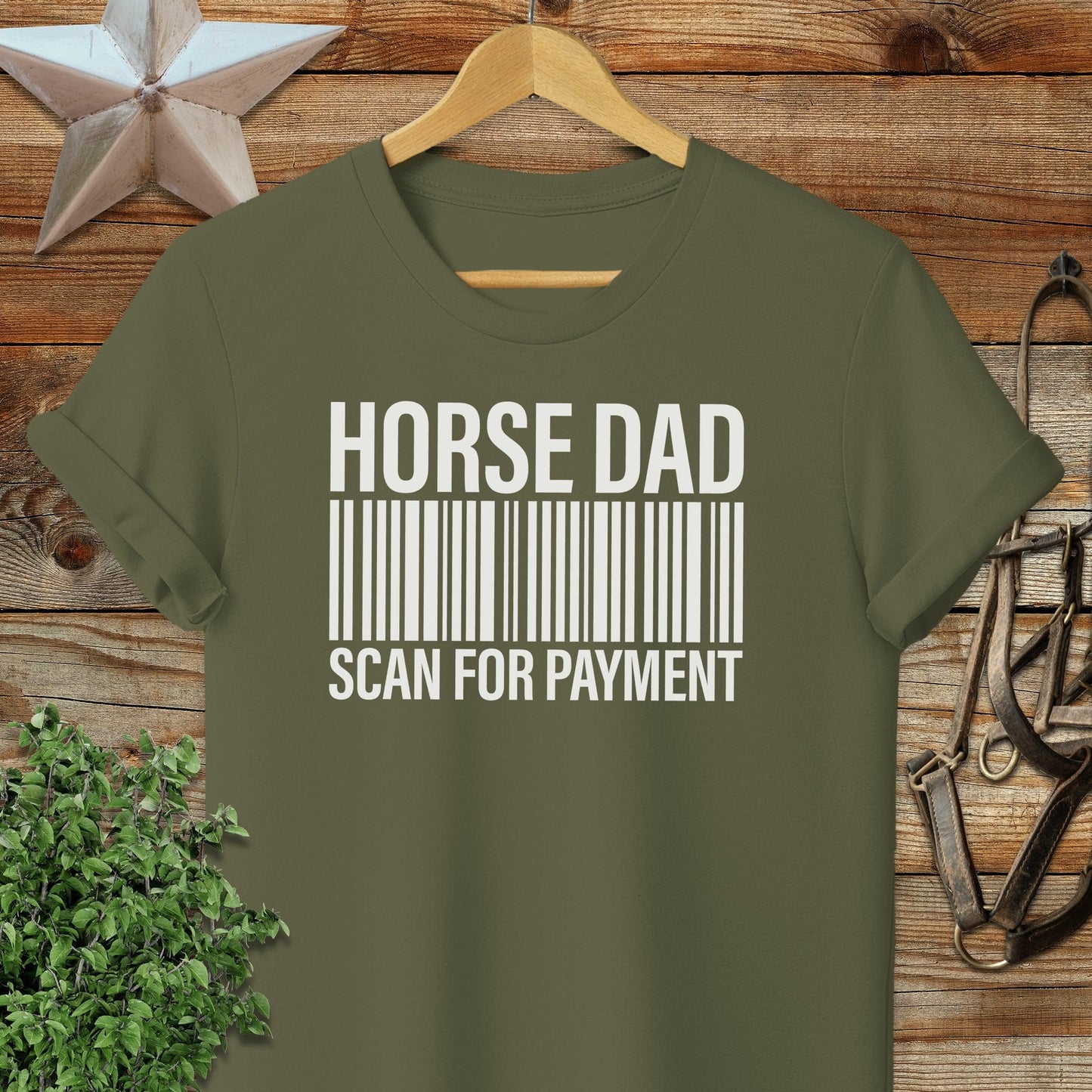 Horse Dad Scan Softstyle Tee