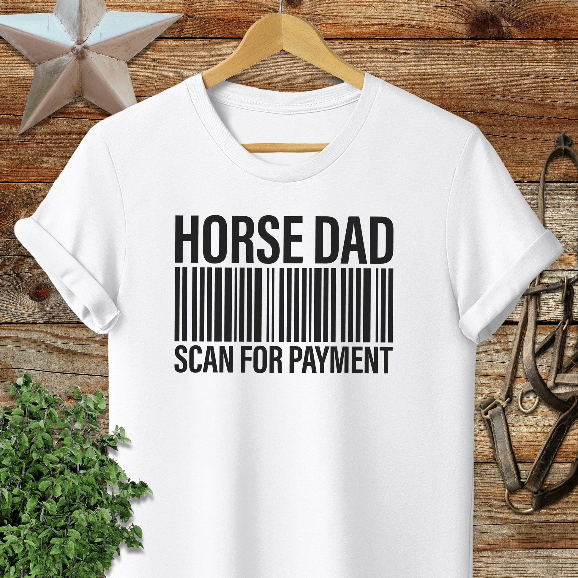 Horse Dad Scan Softstyle Tee