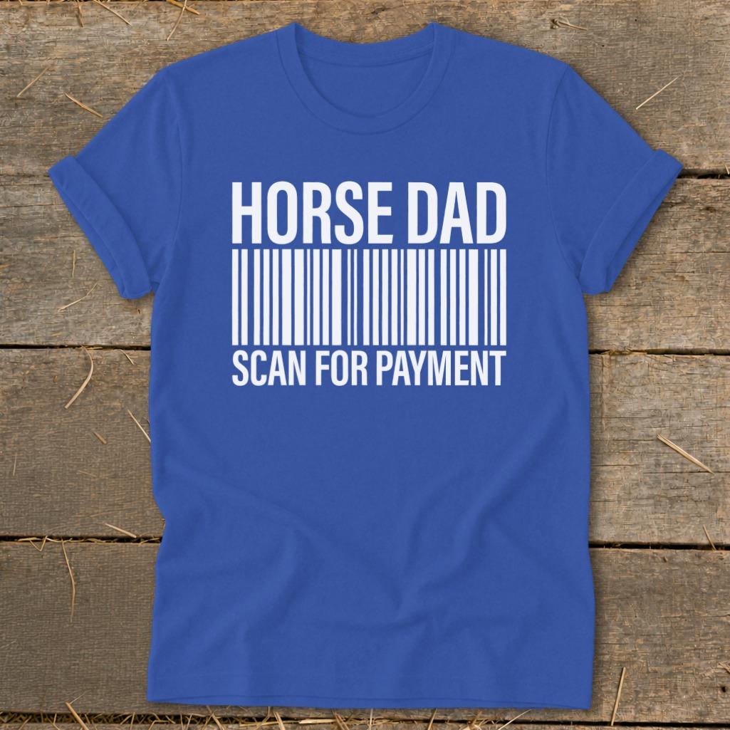 Horse Dad Scan Softstyle Tee
