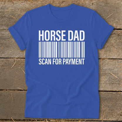 Horse Dad Scan Softstyle Tee