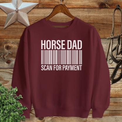 Horse Dad Scan Sweatshirt