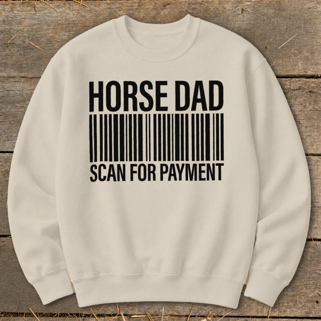 Horse Dad Scan Sweatshirt