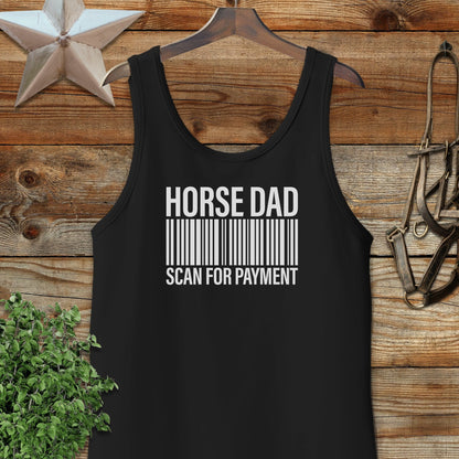 Horse Dad Scan Tank Top