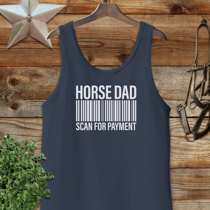 Horse Dad Scan Tank Top