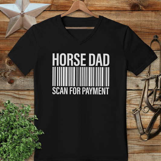 Horse Dad Scan V-neck