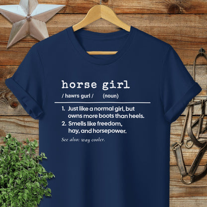 Horse Girl Definition Softstyle Tee