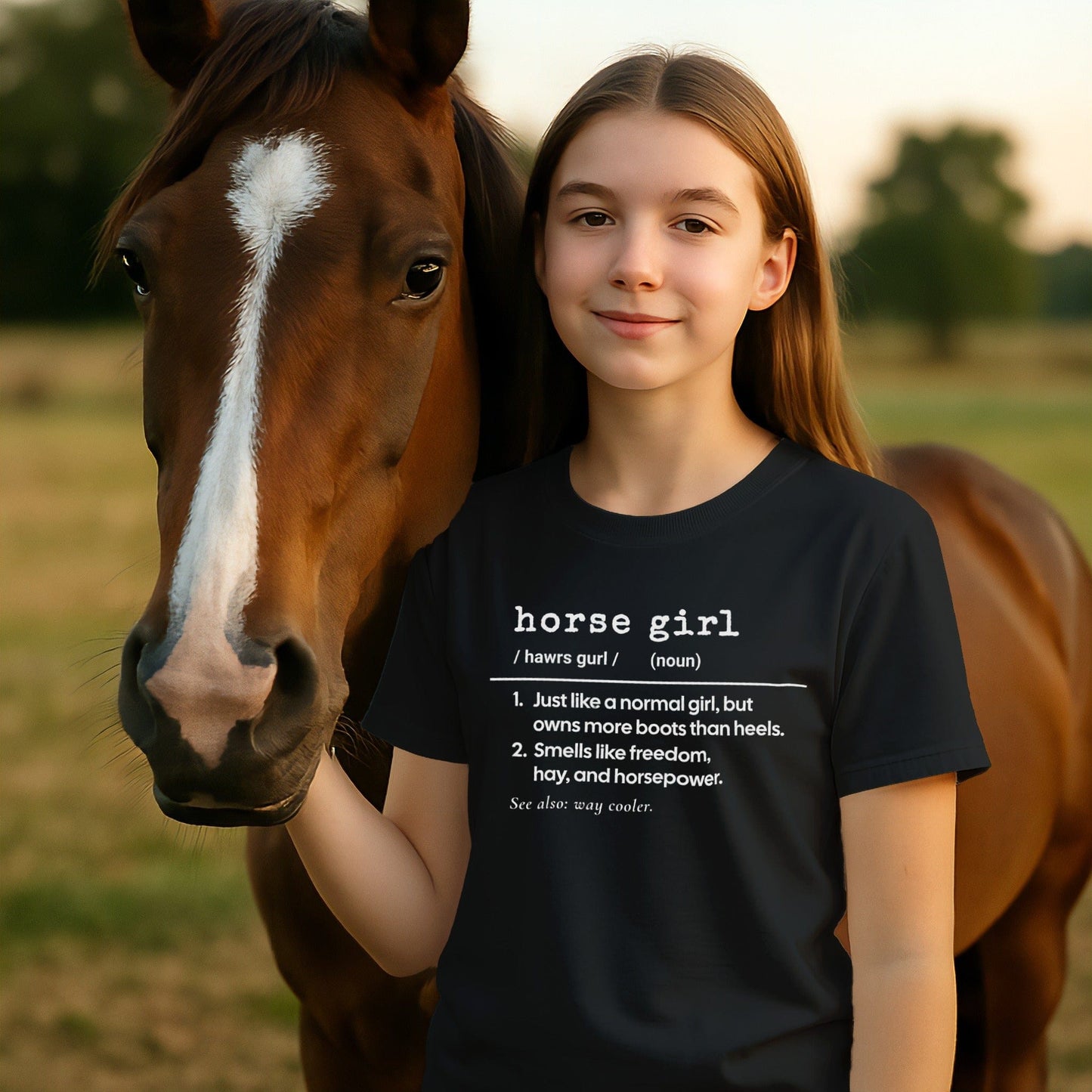 Horse Girl Definition T-shirt (Youth)