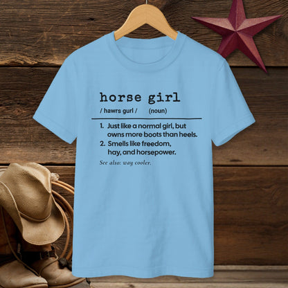 Horse Girl Definition T-shirt (Youth)