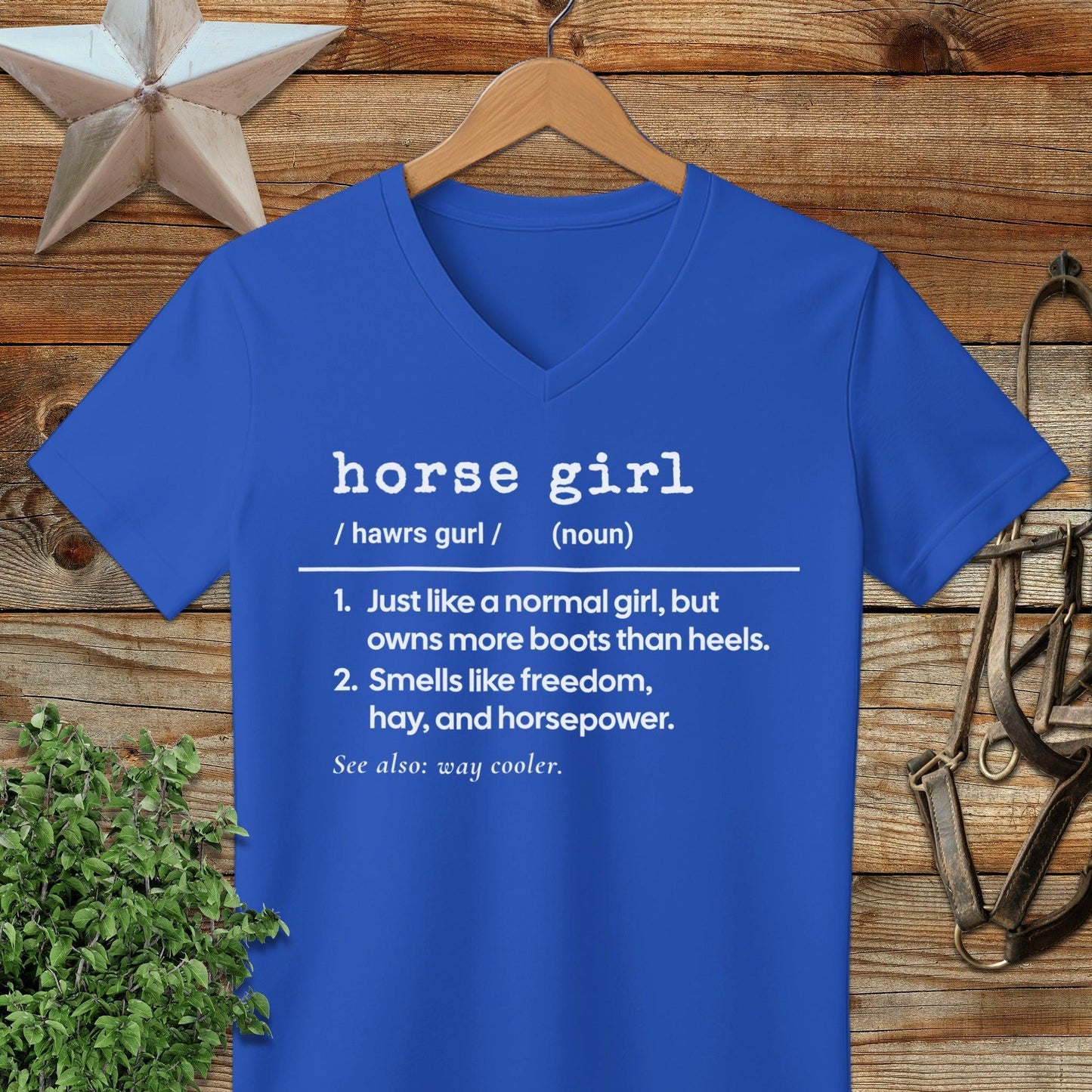 Horse Girl Definition V-neck