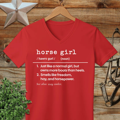 Horse Girl Definition V-neck