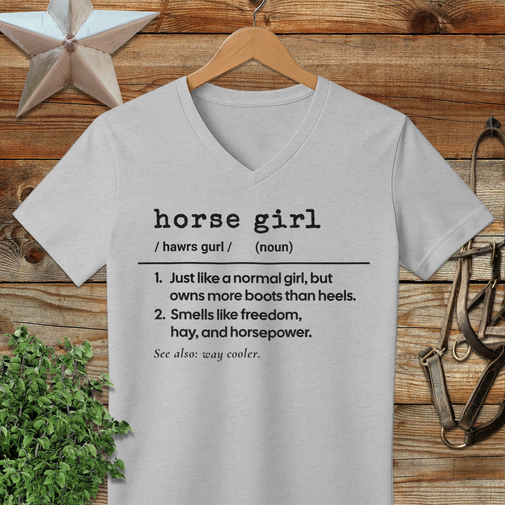 Horse Girl Definition V-neck