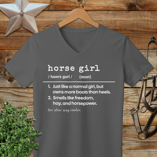 Horse Girl Definition V-neck