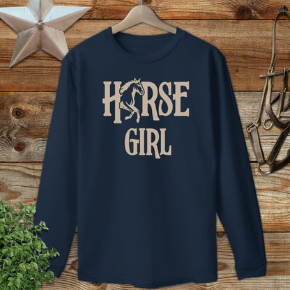 Horse Girl Long Sleeve Tee