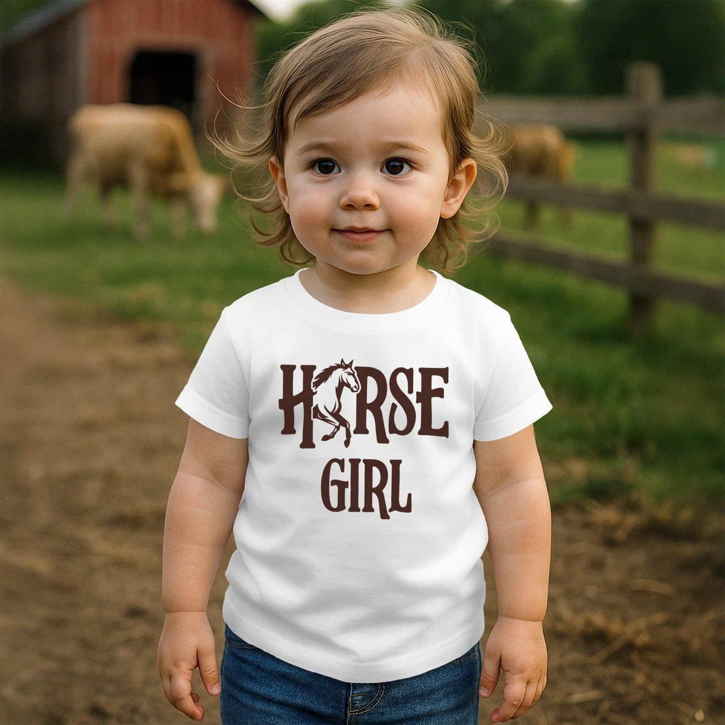 Horse Girl T-shirt (Toddler)