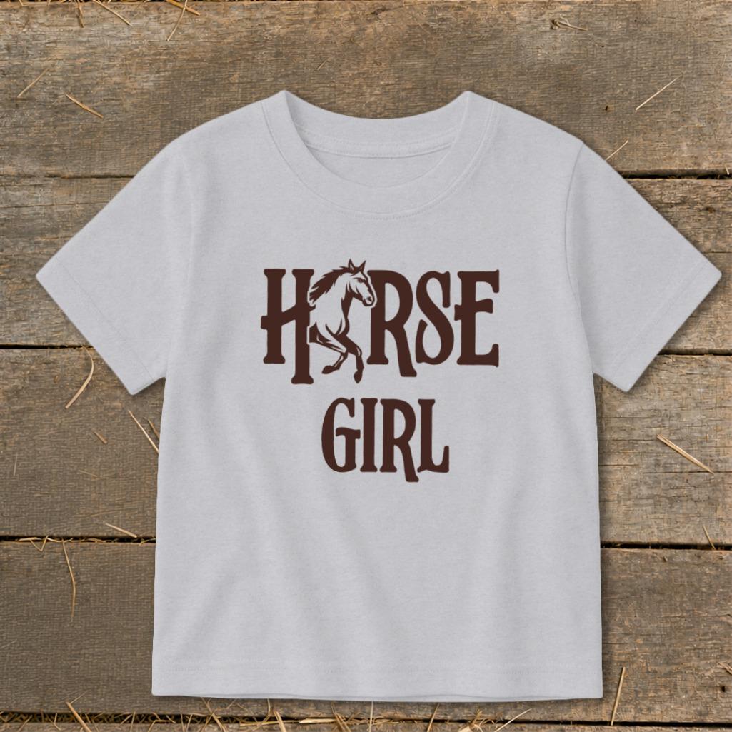 Horse Girl Toddler Tee