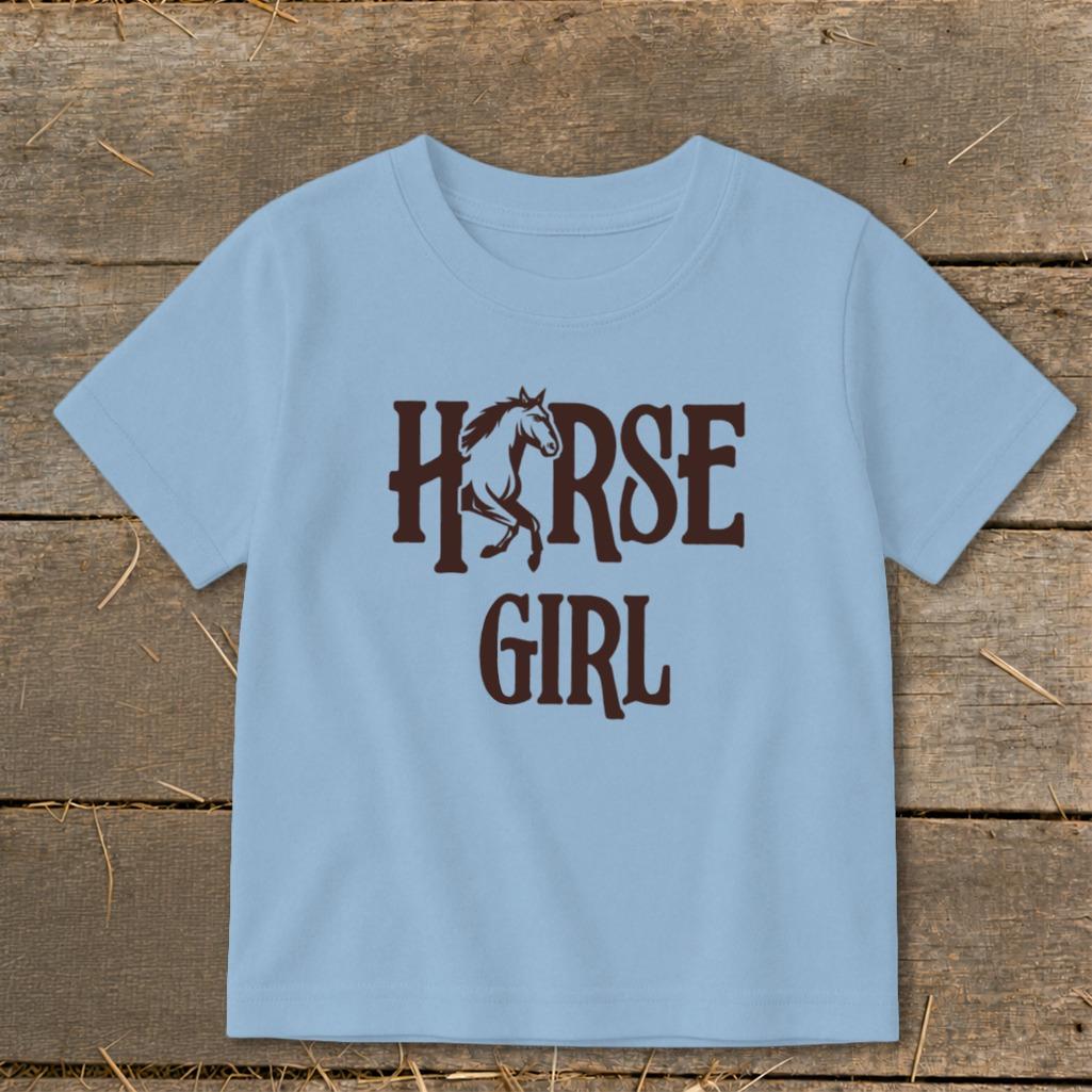 Horse Girl Toddler Tee