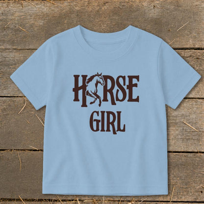 Horse Girl Toddler Tee