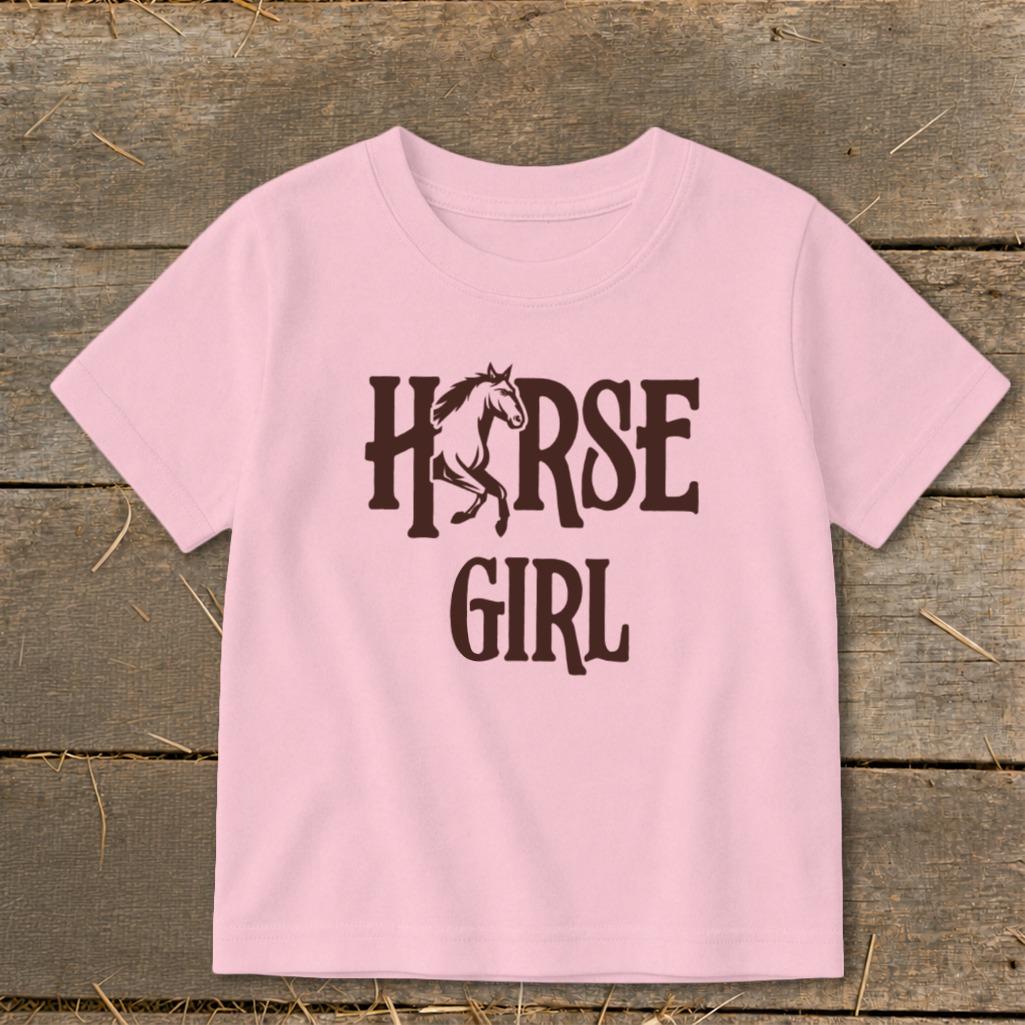 Horse Girl Toddler Tee