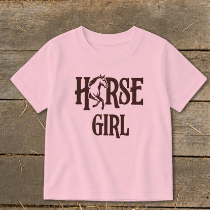 Horse Girl Toddler Tee