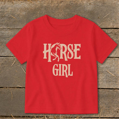 Horse Girl Toddler Tee