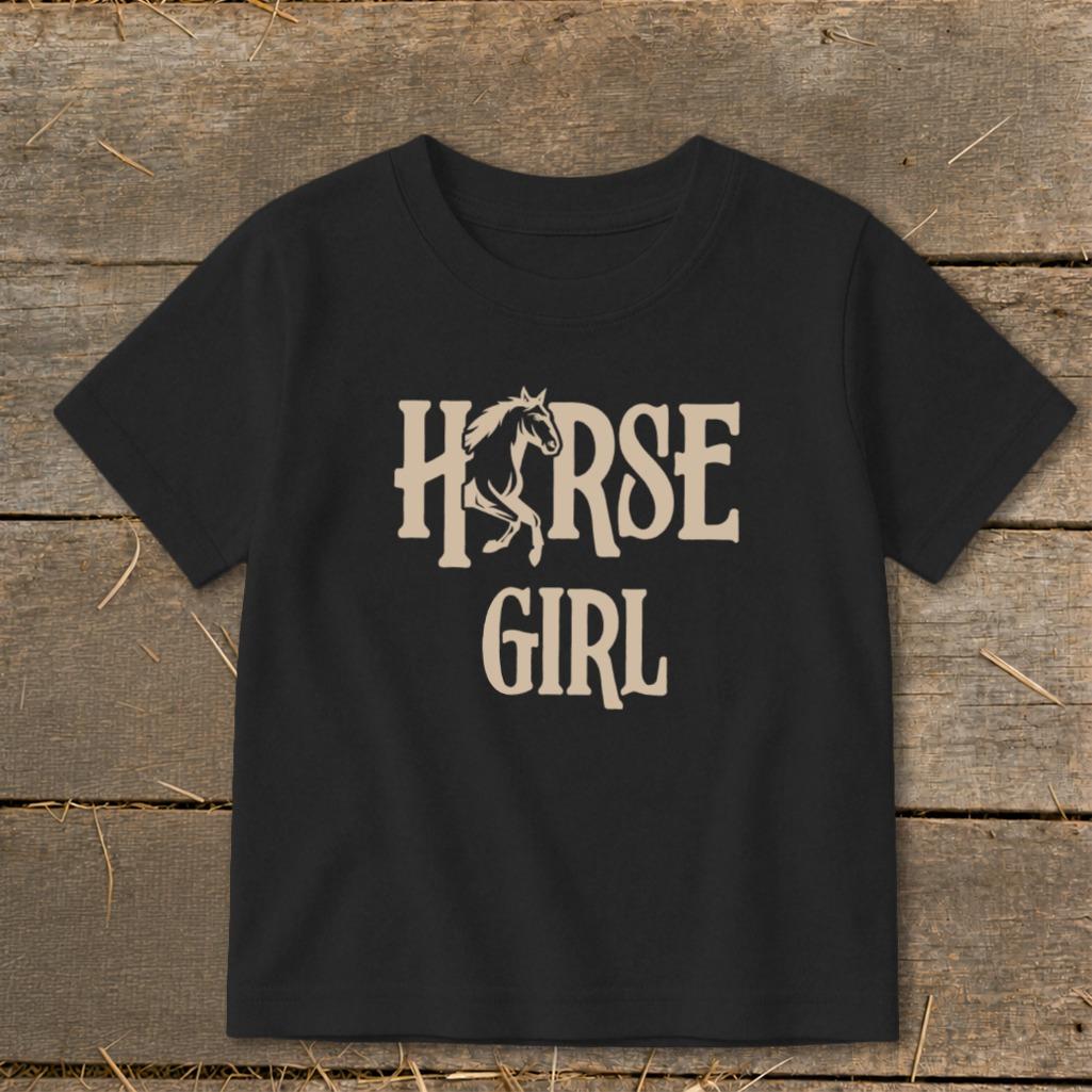 Horse Girl Toddler Tee