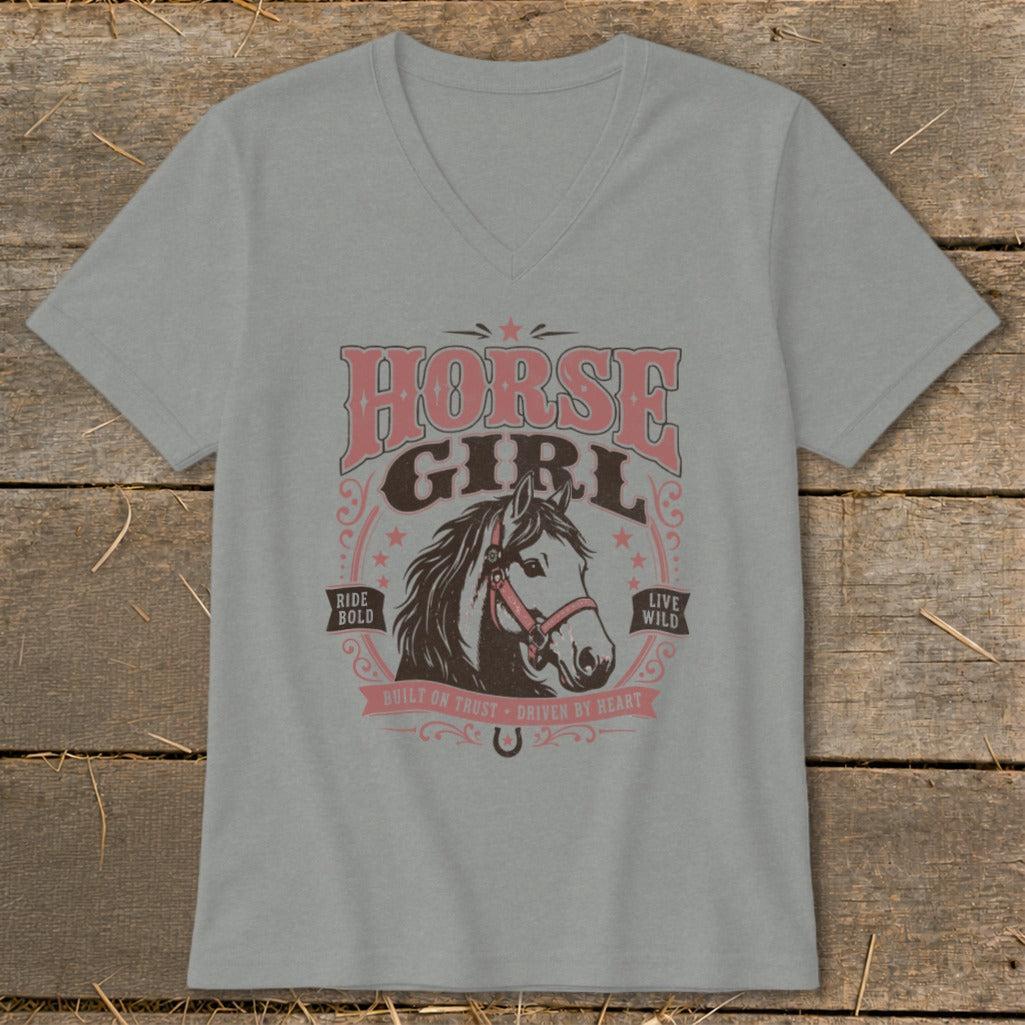 Horse Girl Trust V-neck