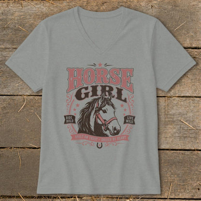 Horse Girl Trust V-neck