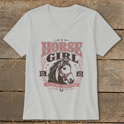 Horse Girl Trust V-neck