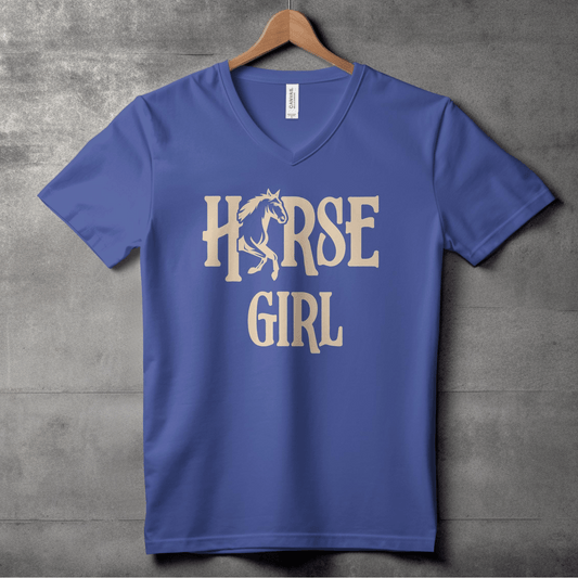 Horse Girl V-neck (Adult)