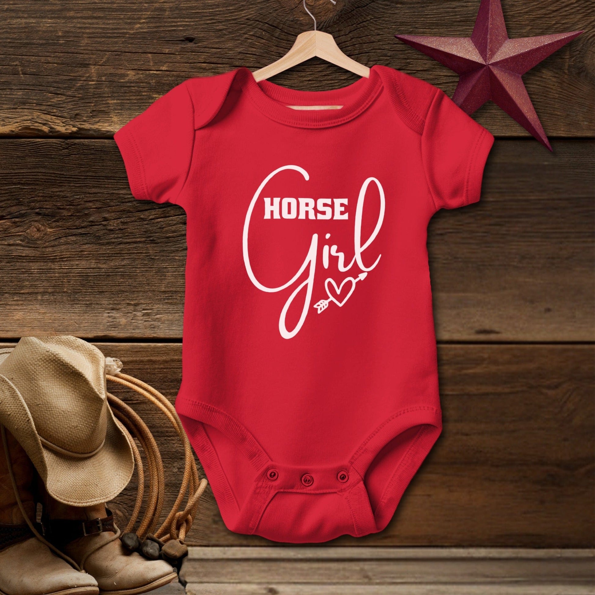 Horse Girl with Arrow Bodysuit (Baby)