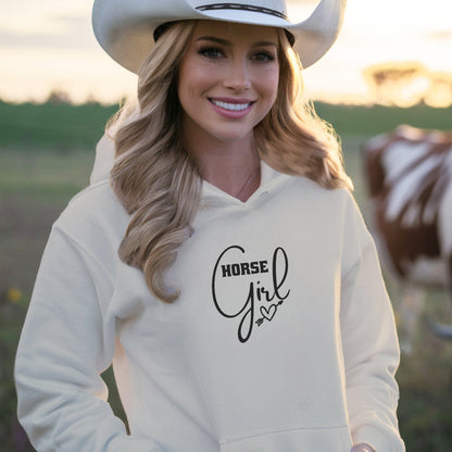 Horse Girl with Arrow Hoodie