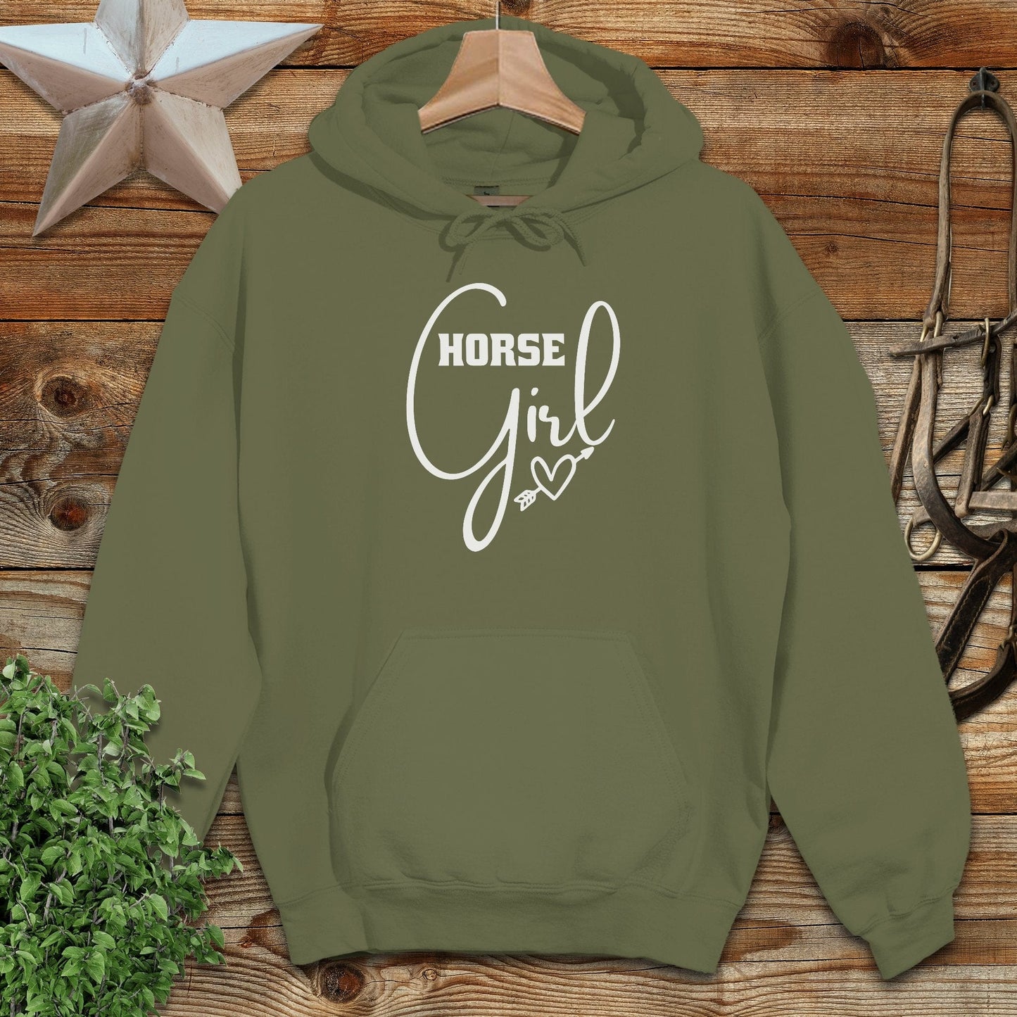 Horse Girl with Arrow Hoodie
