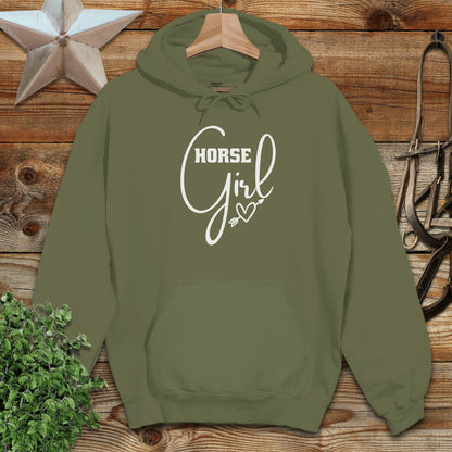 Horse Girl with Arrow Hoodie