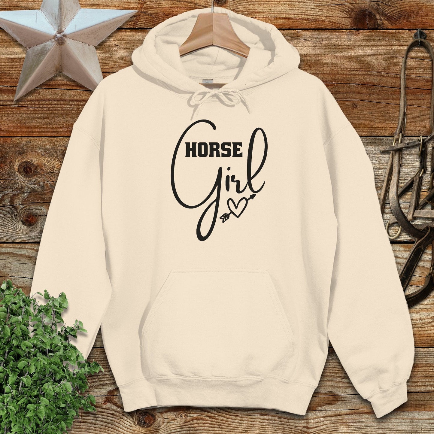 Horse Girl with Arrow Hoodie