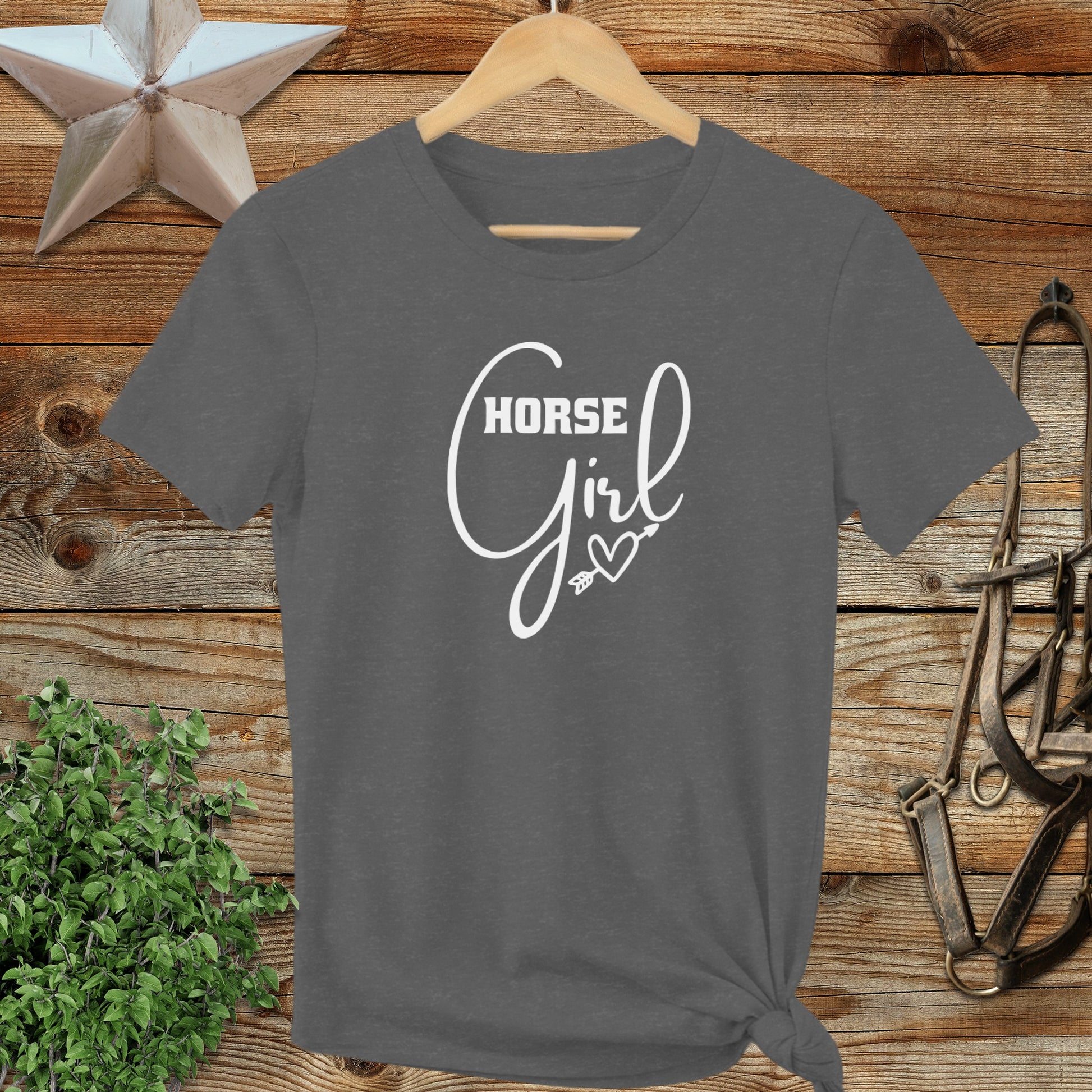 Horse Girl with Arrow Ladies Tee