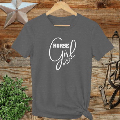 Horse Girl with Arrow Ladies Tee