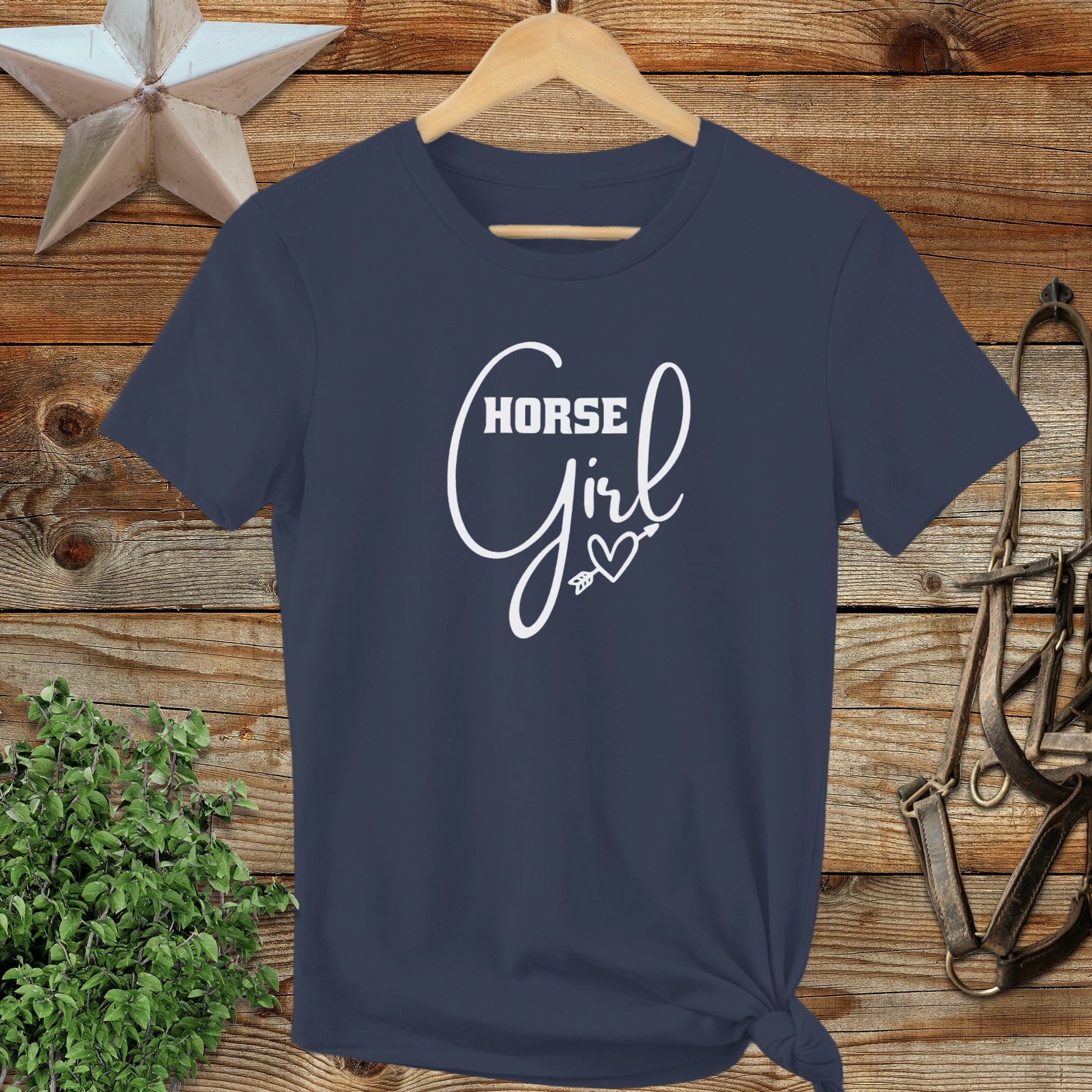 Horse Girl with Arrow Ladies Tee