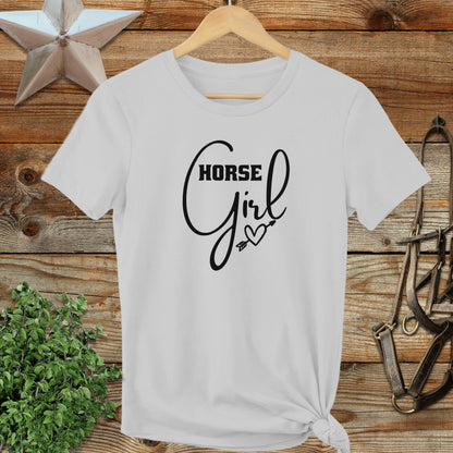 Horse Girl with Arrow Ladies Tee