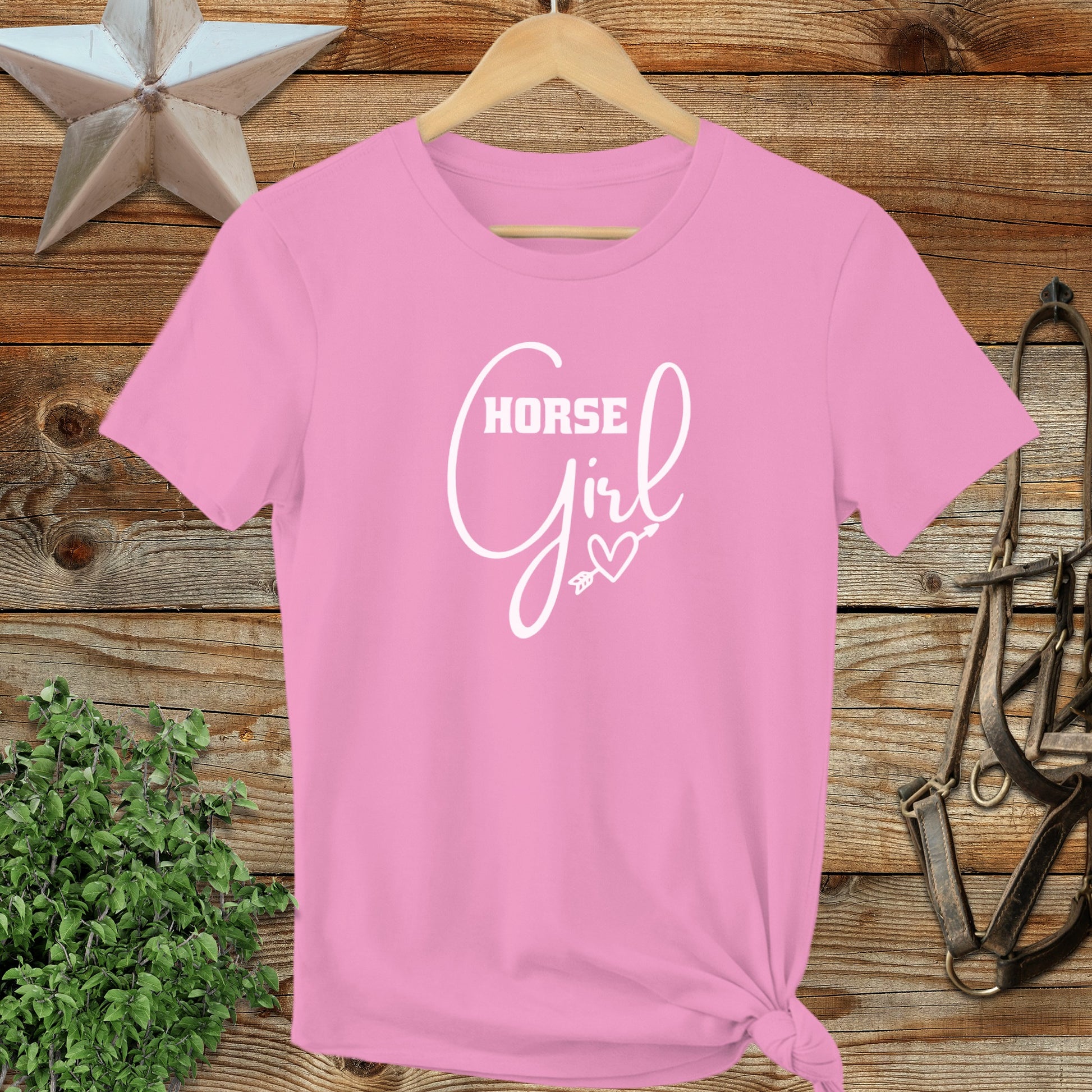 Horse Girl with Arrow Ladies Tee
